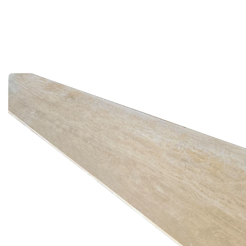 2024 Custom Sizes Indoor Floorings Natural Vein Cut Travertine Classic Light Tiles Filled Brushed Marble for Bathroom Turkey