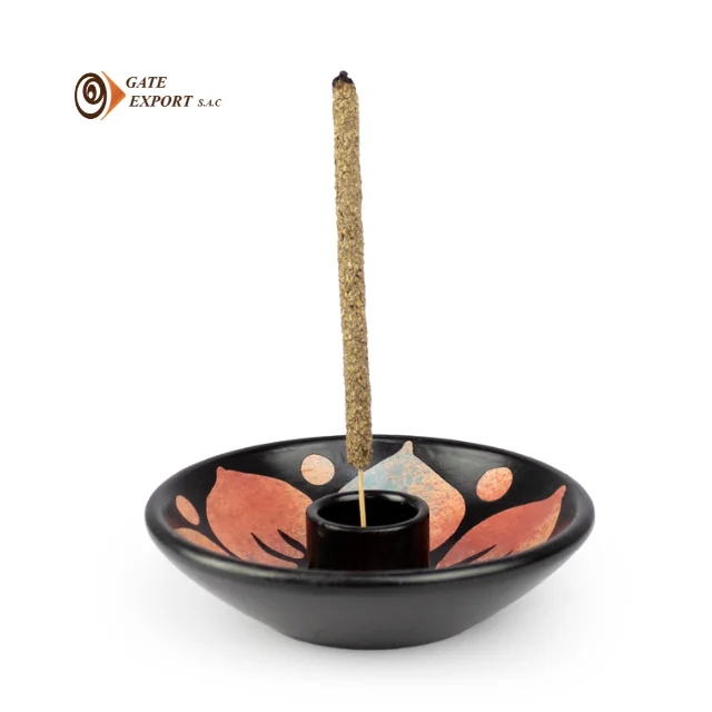 Wholesale 100% Peruvian PALO SANTO HOLDER Handmade Wood Artisan Work Cone Sandalwood Scent Aromatherapy Agarwood Packaged Boxes