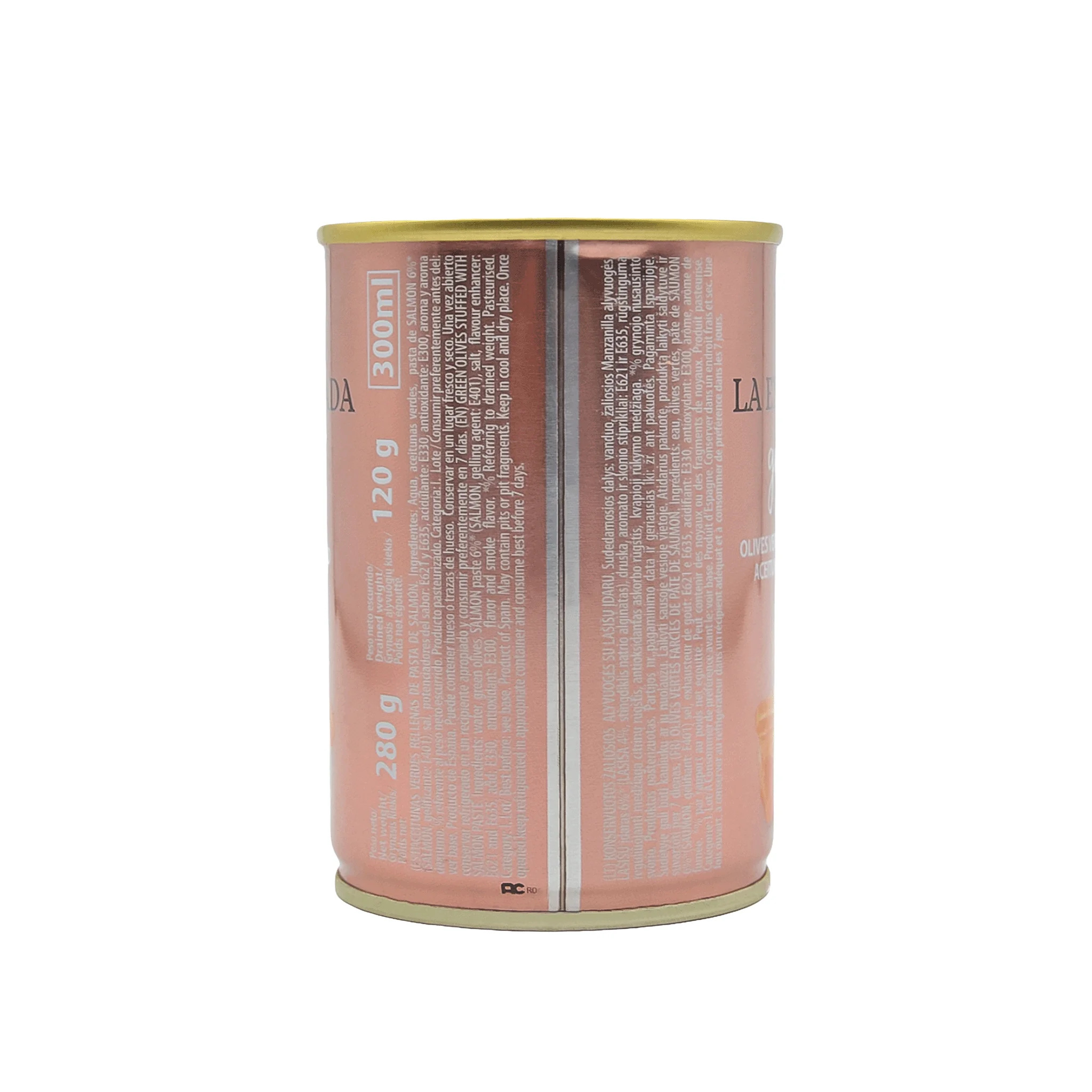 Испанский бренд высокого качества по стандартам зрелости лосося фаршированные зеленые оливки вкусные закуски для коммерческих