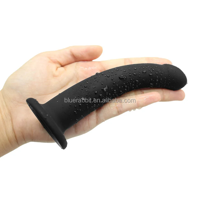 BlueRabbit Curved Dildo Wholesale 3pcs Silicone Anal Butt Plug Sex Toys Open Expander Strap on Dildo Anal Dilator Sets
