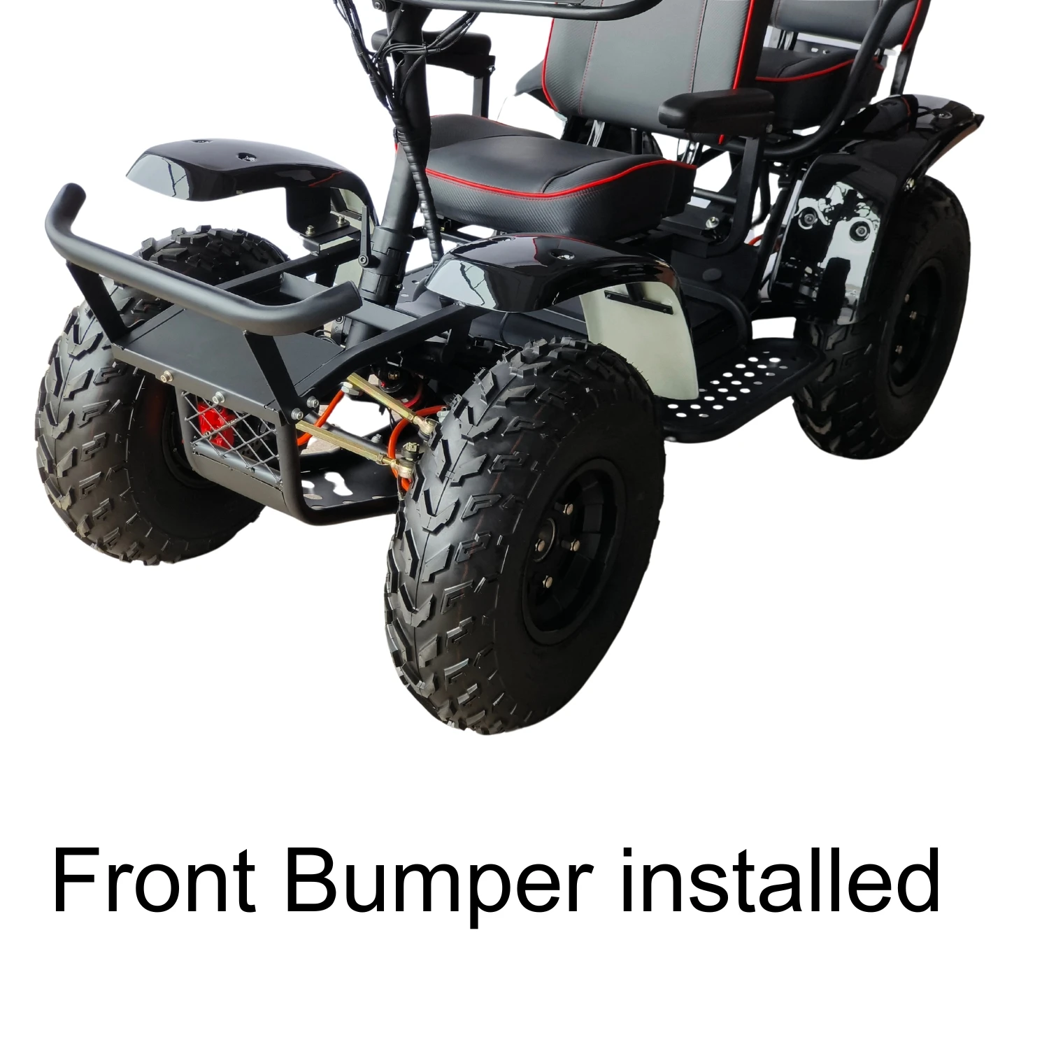 (QT-E01 B) 6000W 4 Wheel 4 Hub Motor Special Transport E Scooter Quad 4x4 Ride on Car Adult Transporter