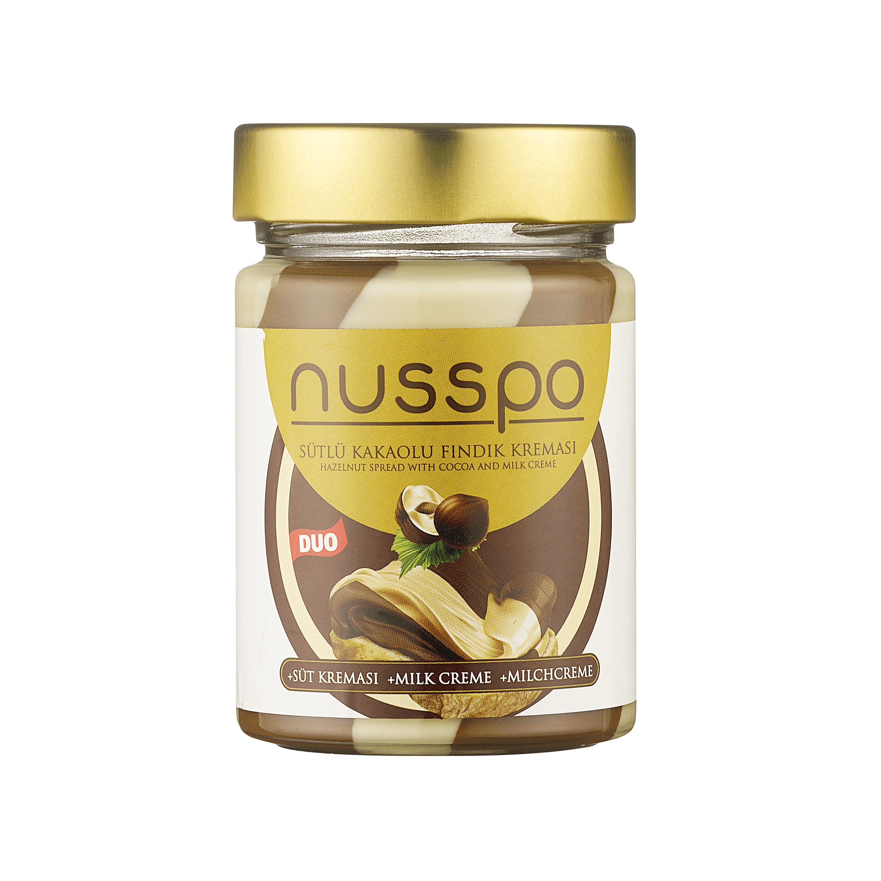 Nusspo 350 гр Duo фундука крем с какао и молока оптовая продажа ISO-HALAL-KOSHER Сертифицированный турецкий