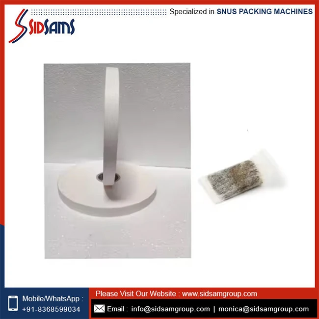 Snus Packing Filter Paper High Speed Automatic Filter Paper Snus Powder Packing Machine At Best Price