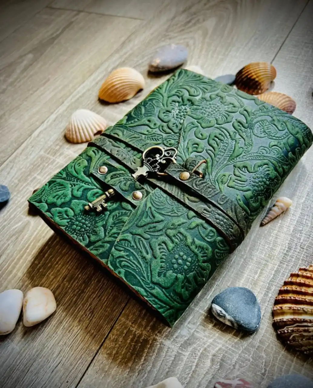 Leather Bound Vintage Journal Rustic Brown, Antique Deckle Edges Water colour Paper-Book of Shadows|SpellBook|Sketchbook
