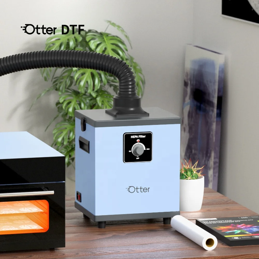 Otter DTF Mini Smoke Powder Air Remove Filter DTF Dryer Curing Oven With Air Purifier For DTF Machine