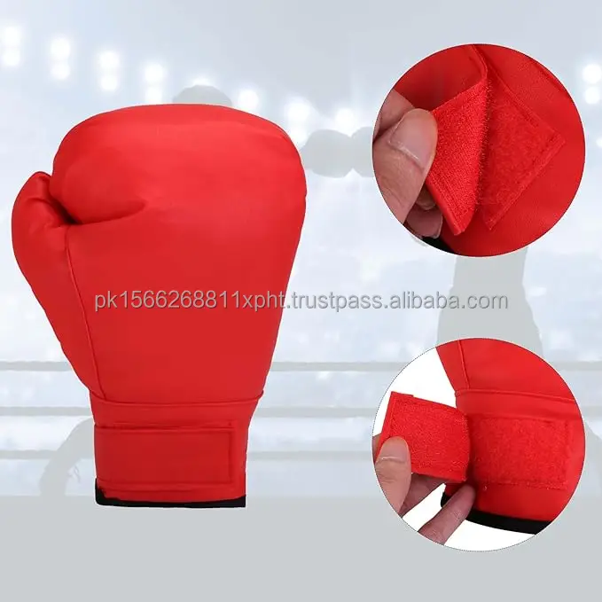 Boxing Gloves for Men & Women  Boxing Training Gloves Suitable for Beginners & Kids Professional Shockproof Leather Training