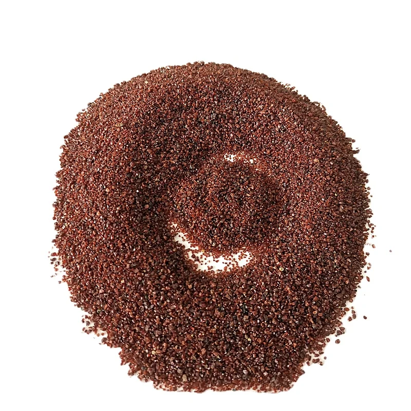 Good quality sandblasting abrasive garnet sand south Africa 30/60 mesh for metal surface treatment