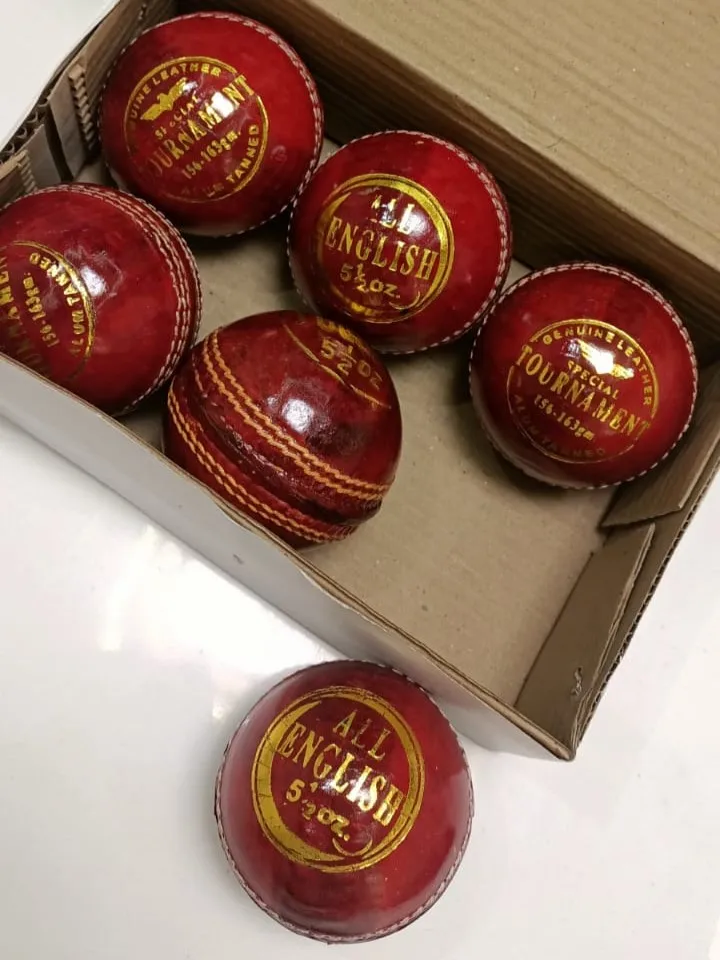 Wholesale Leather Cricket Ball Red 40 over For Indoor And Outdoor Practice QSICO