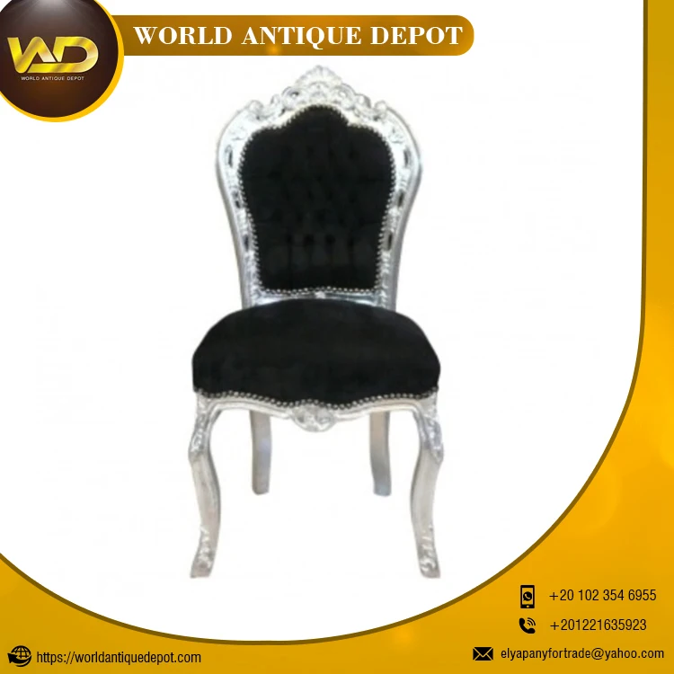 Antique Modern Luxury Furniture Baroque chair Available On Multi Color And Design
