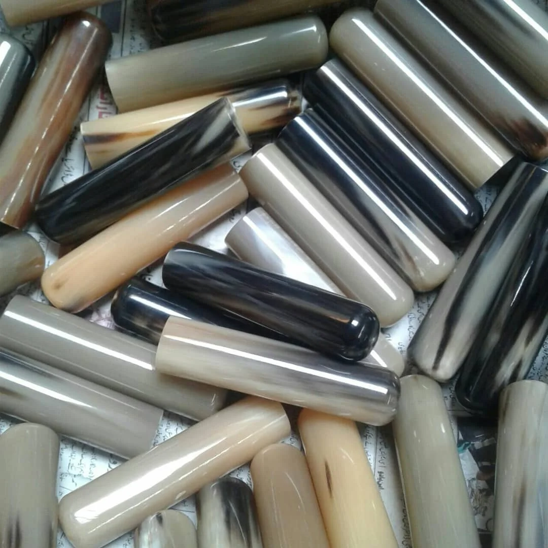 Best Quality Handle Roll Buffalo and Ox Horn Solid Roll Best Quality Polished Horn Tips Natural Horn Roll For Making Handle