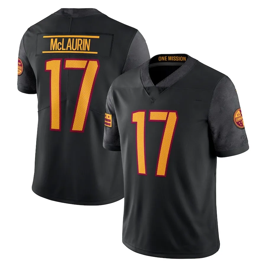 2024 новый 5 Jayden Daniels 99 Chase Young 17 Terry McLaurin 21 Saan Taylor 4 Heinicke футбольная майка