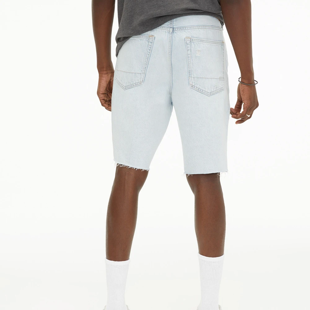 Pakistan Manufacture Custom Denim Shorts custom  Embroidery Men denim Short