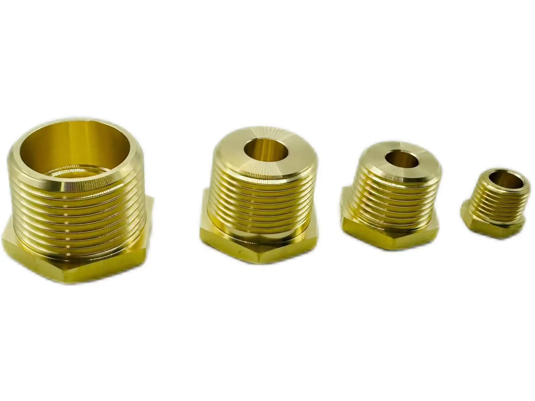 Straight thread taper thread joint copper fittings plumbing brass threaded joint brass fittings