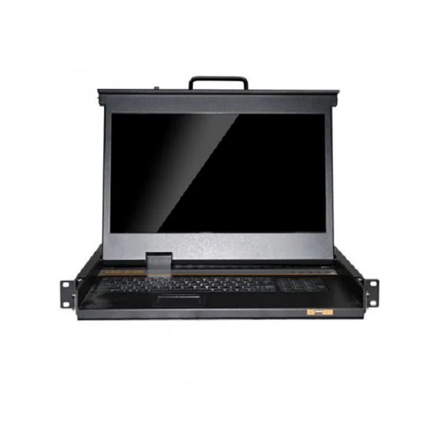 8 портов/16 портов 1U держателя шкафа 19 (IP KVM-1900CB серии) LED KVM с выдвижными ящиками по IP прямые поставки от производителя, производство по низкой цене, хит продаж