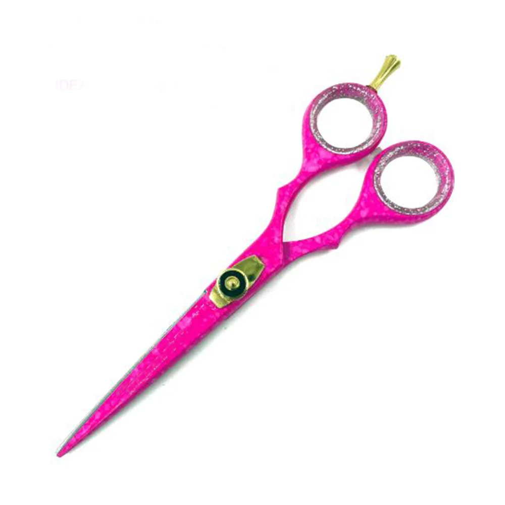 Professional Barber Kit High Quality Best Hair Scissors Pink J2 Steel Thinning Shears Stainless Steel Handle Sharp Hair Cutting