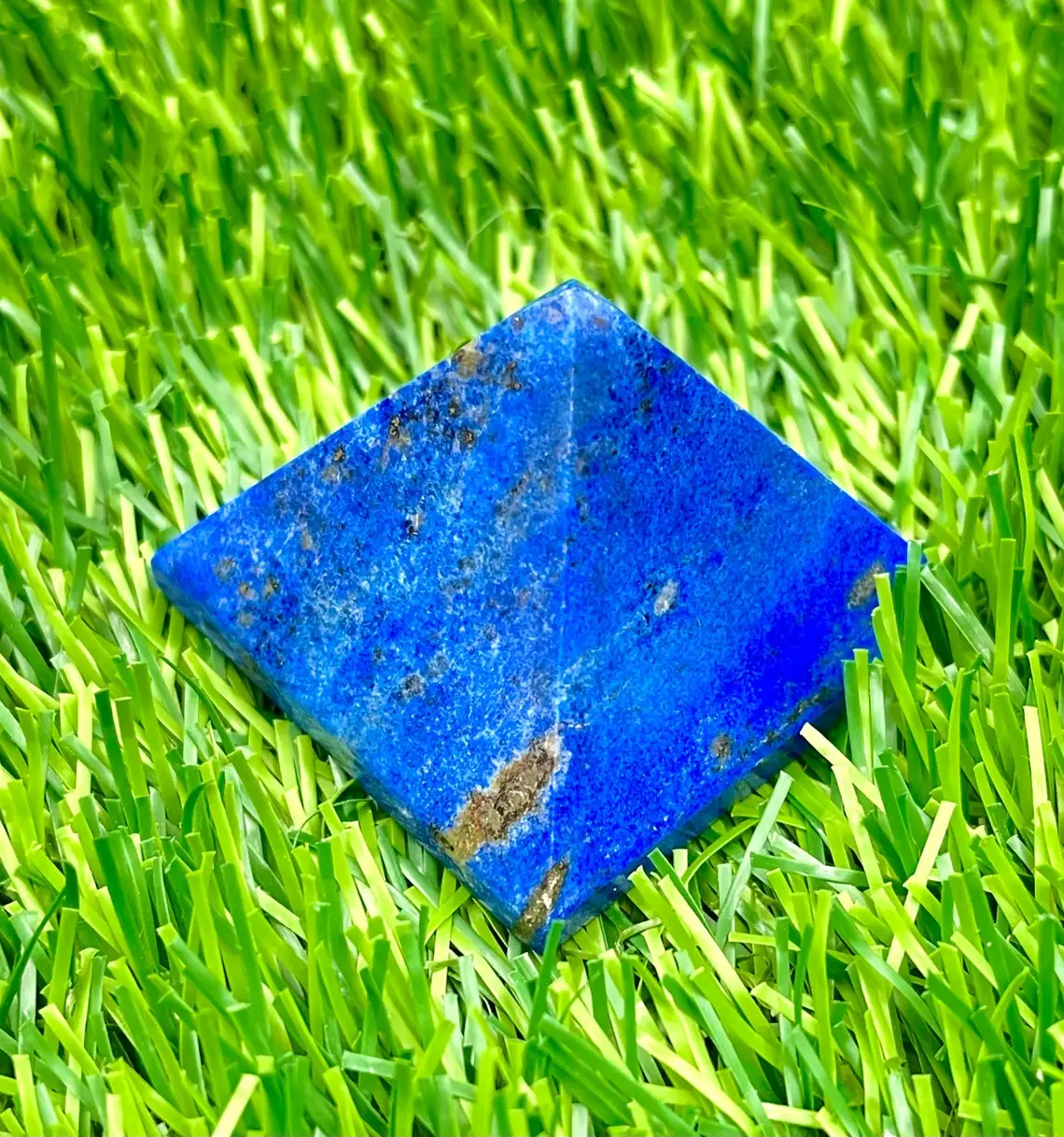 High Quality Customized Crystal Jewelry-Natural Lapis Lazuli Square Pyramid Beaded Necklace and Bracelets for Men and Women