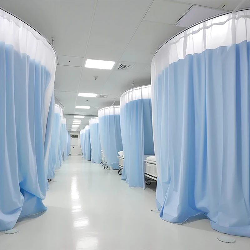 High Quality medical curtain flame retardant for hospital cubicle curtains cortinas de hospital