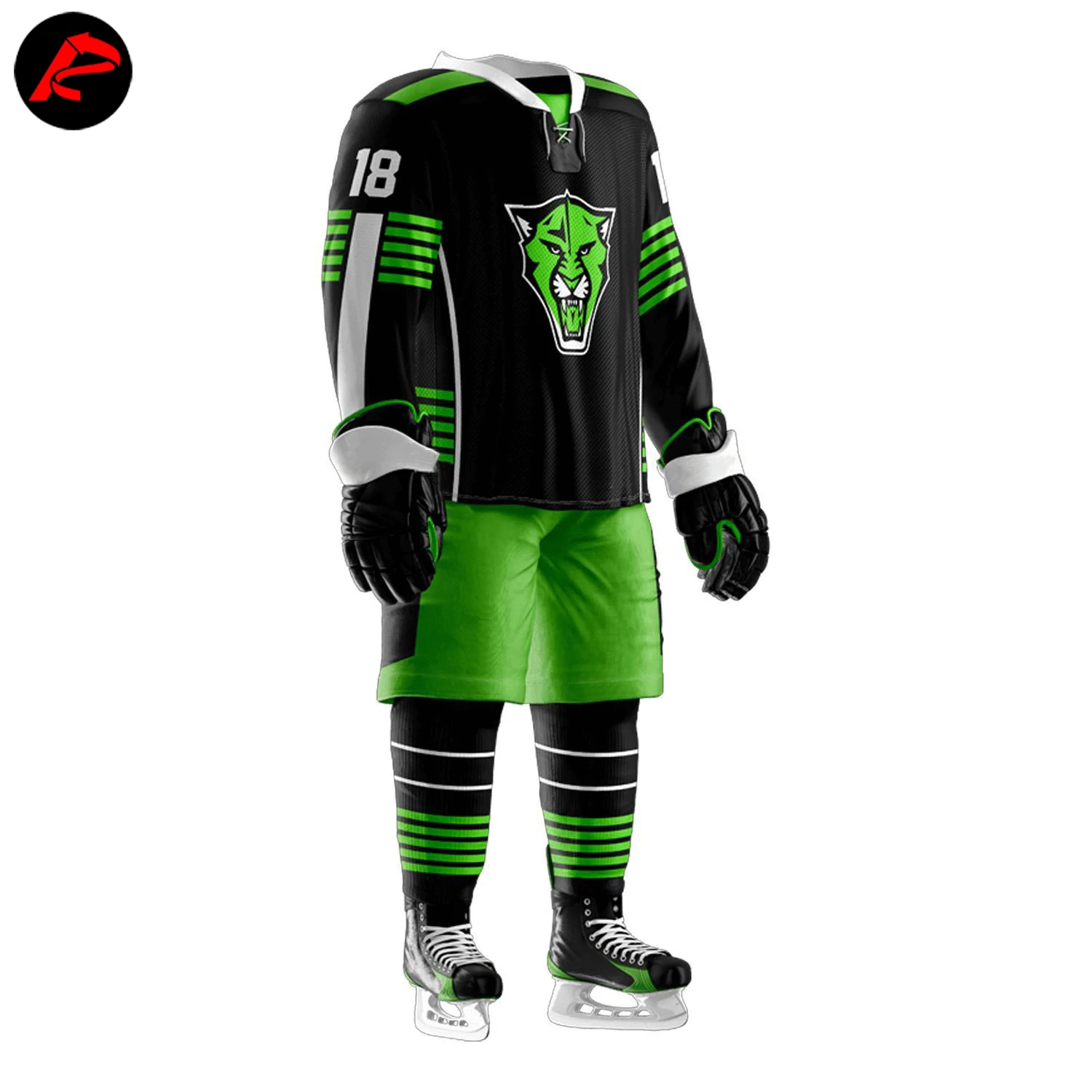 ICE Hockey Uniforms OEM Hot Selling Sublimation 100% Polyester Customized Team Name Customized Color Customized Sizes