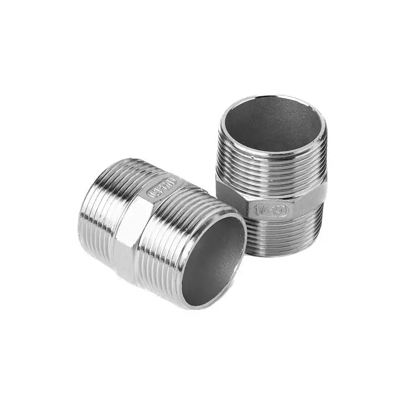 Customized Double Stainless Steel Nipple Flanges Pipe Fittings High Pressure Pipe Fittings