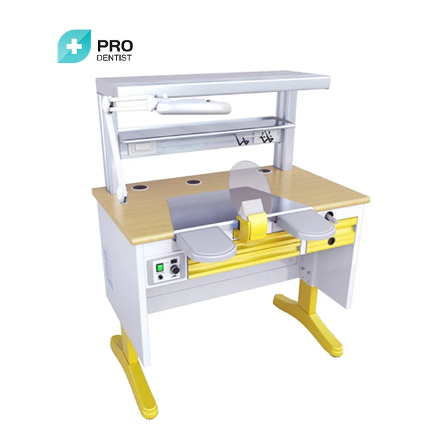 New Product Brushed Stainless Steel All White Dental-Technician-Table Other Dental Equipments