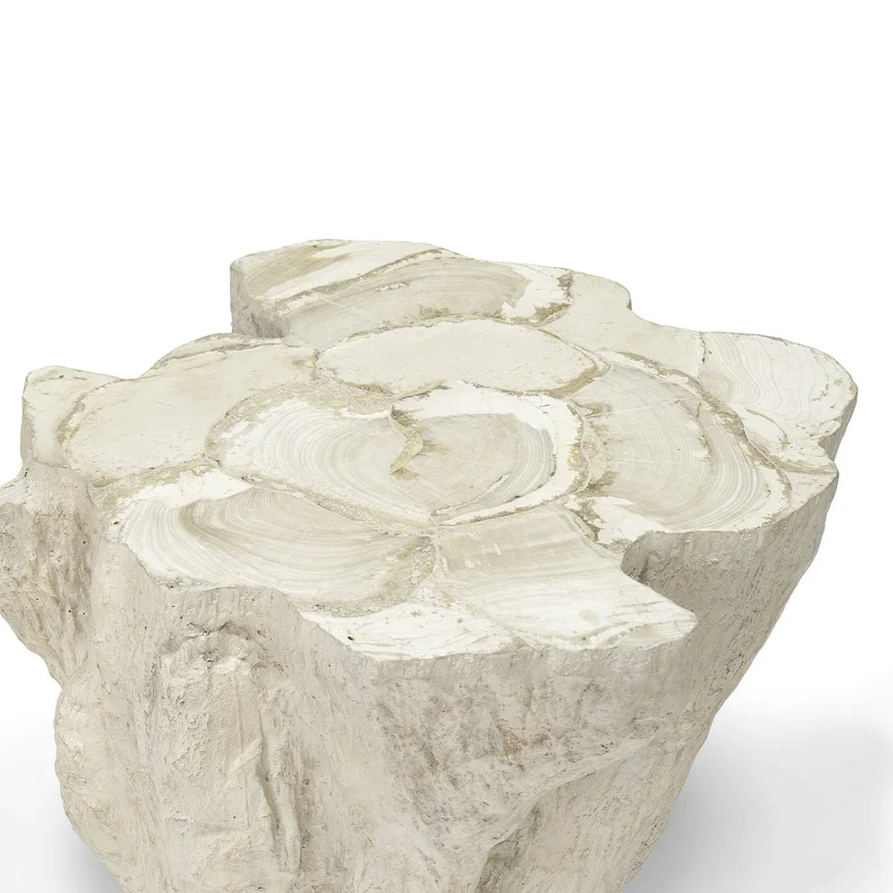 wabi-sabi design Glass fiber Reinforced Concrete  attractive shape side table  cafe table concrete table for living room