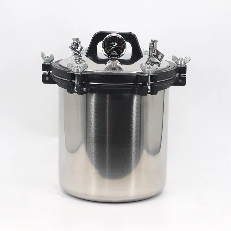 18 24 30 Liters Portable Autoclave Sterilization Machine Laboratory Autoclave Steam Sterilizer Veterinary Instruments Medical