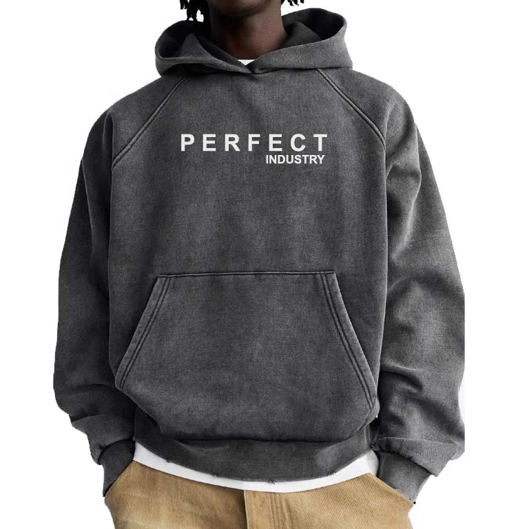 2024 Premium Quality acid wash Hoodies most selling Style Fashion Pullover hoodie Boxy fit washed effect Sweatshirt custom logo