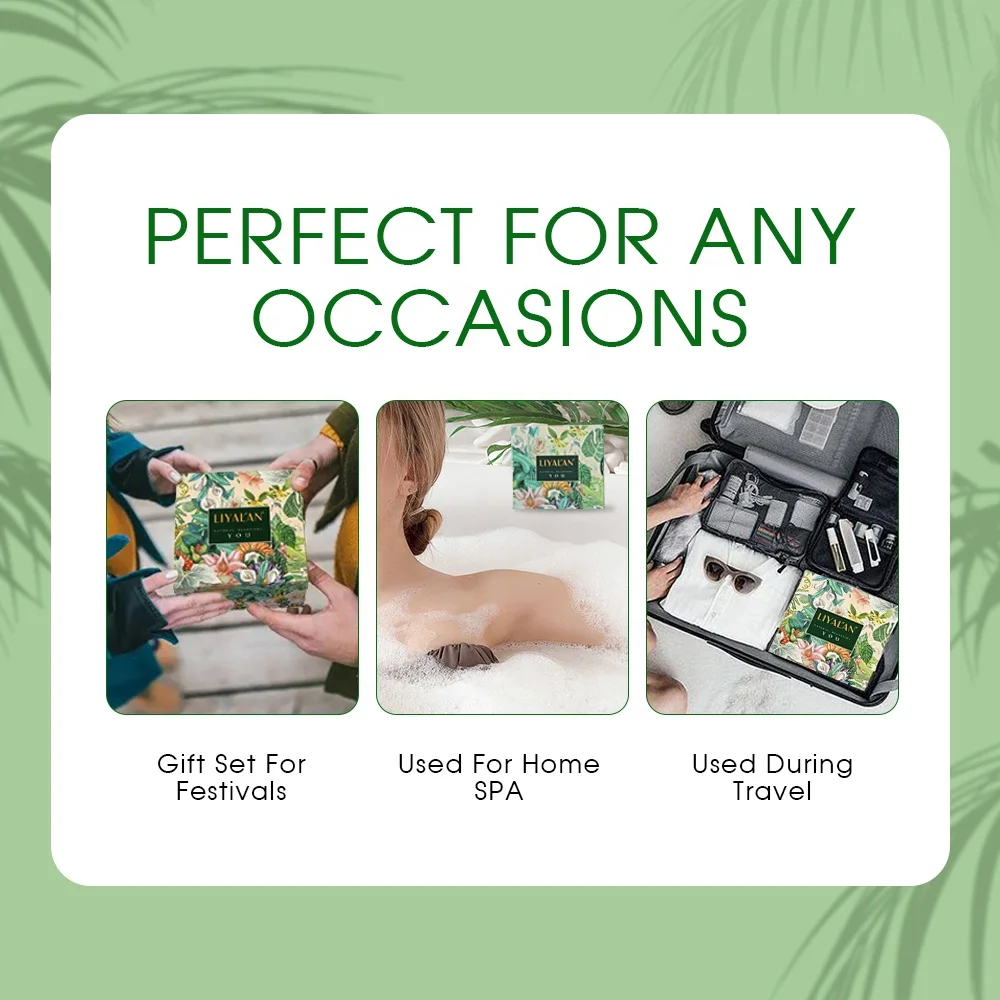 Bath Set Shower Gel Bath Bomb Body Lotion Hand Cream Spa Gift Sets for Women