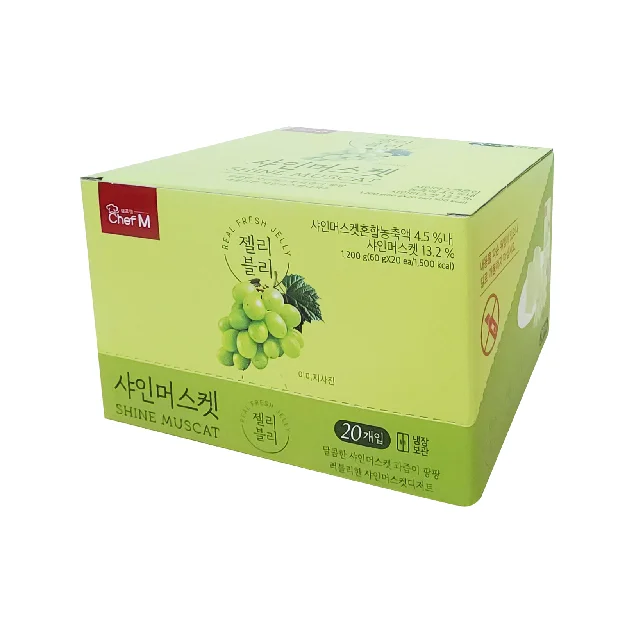 [MDS KOREA]KOTRA Jelly-vely Shine Muscat Delicious Special flavor Jelly for kids Sweet and Fruity flavor favorite snack