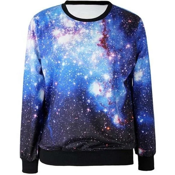 Digital sublimation full sleeve t-shirt galaxy 3D digital sublimation  printing