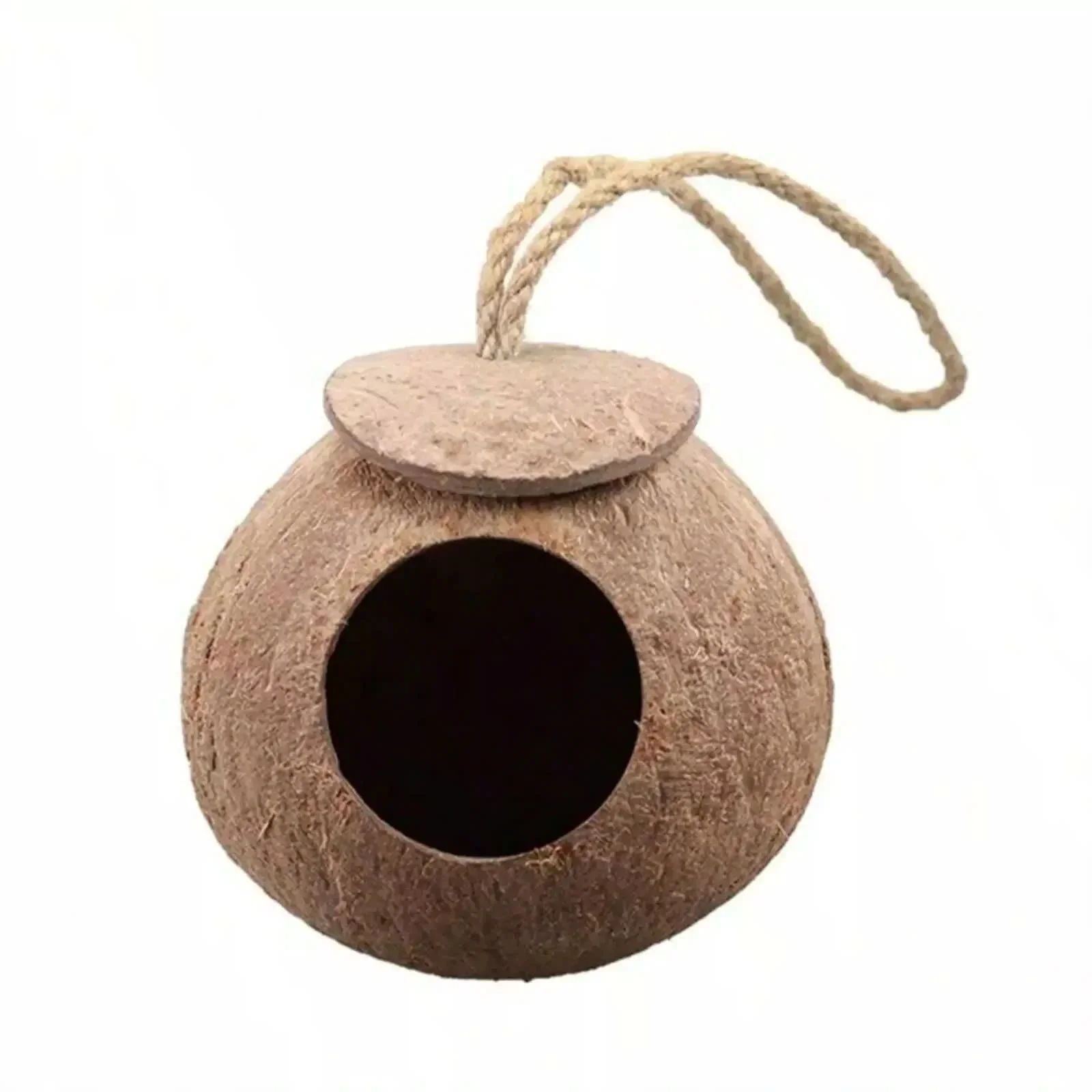 Durable and Natural Coconut Shell Bird Nest Coconut Birdhouse Cage Bird House Supplies Handmade From Vietnam