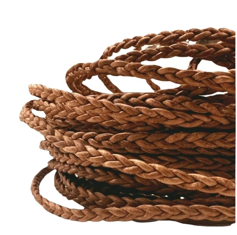 Прочный и прочный плоский плетеный шнур гладкая отделка дизайнерский модный