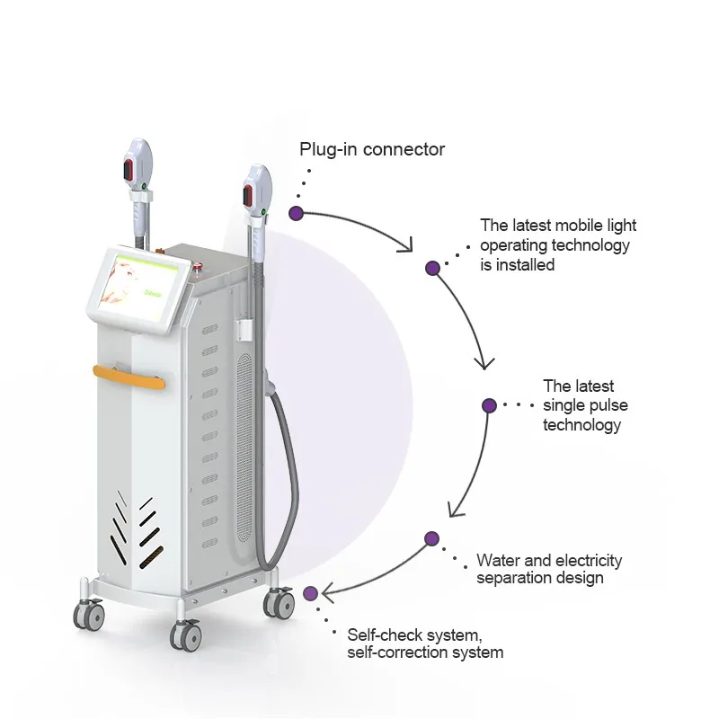 Newangie  Hot Best Vertical Imported Lamp Opt IPL Super Hair Removal Skin Rjuvenation Machine