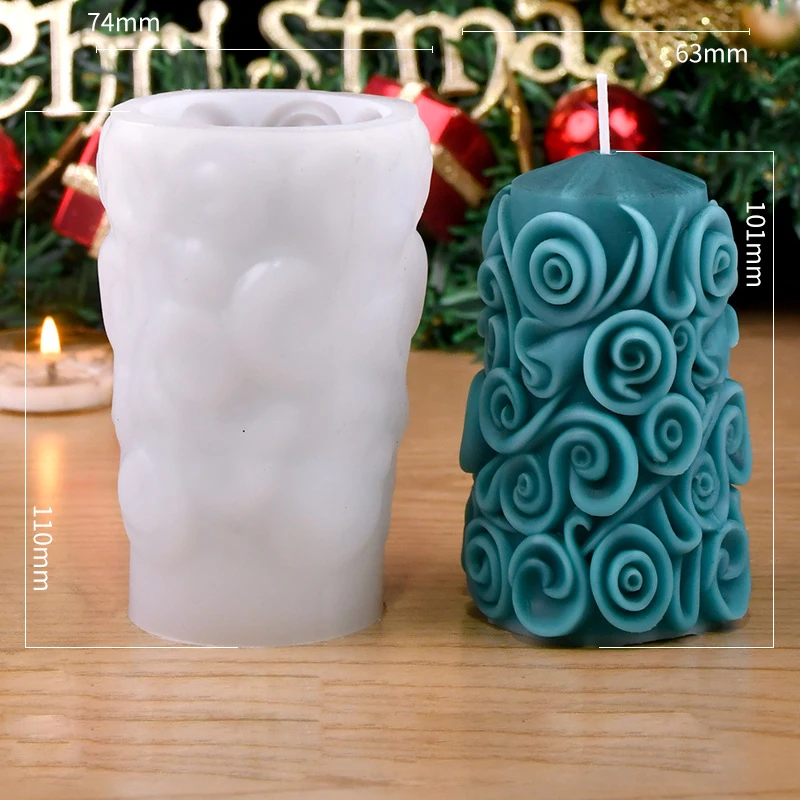 New Ideas DIY Candle Silicone Mold Handmade DIY Gift Aromatherapy Candle Molds