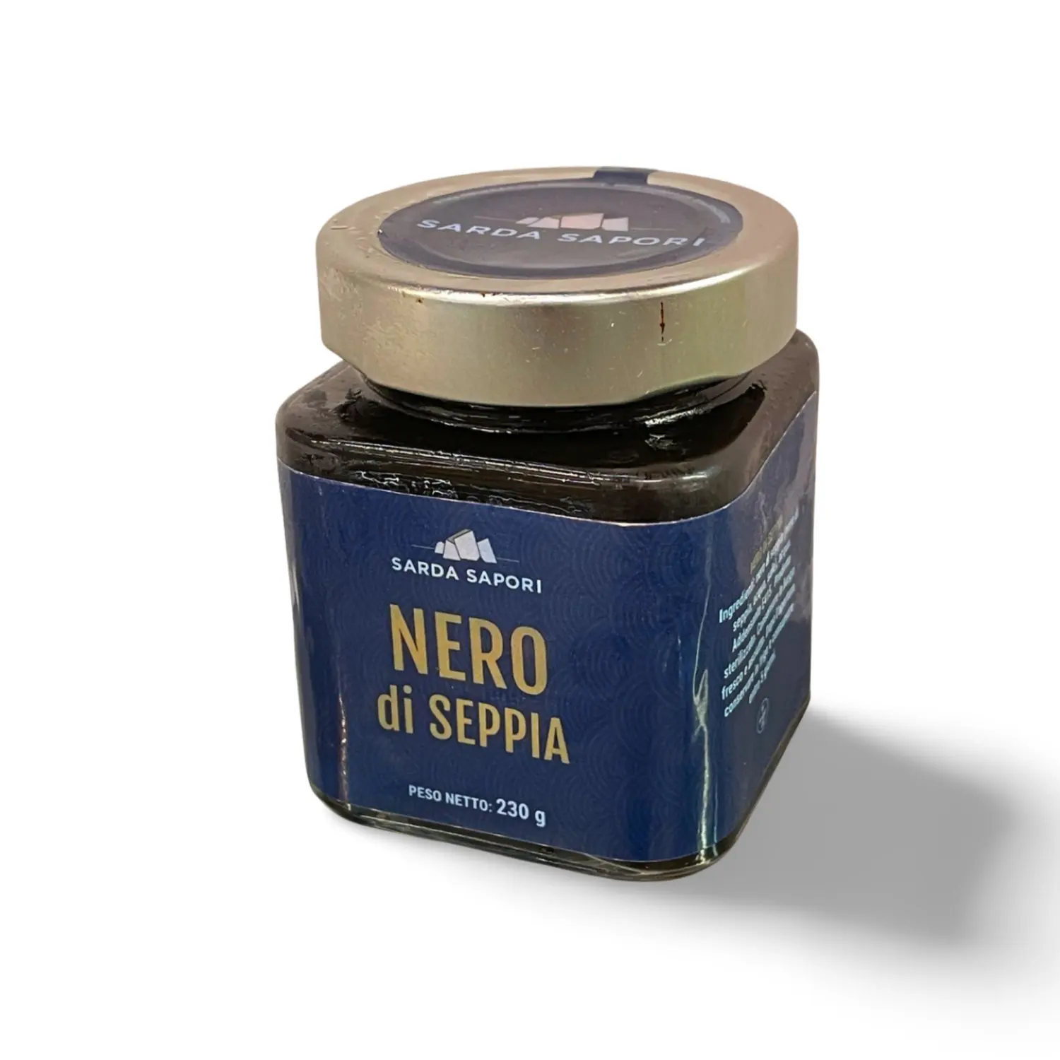 Premium Italian Cuttlefish Ink - Black Ink in Sterilized Glass Jar 230g - Enhance the Visual Appeal of Your Culinary Creations