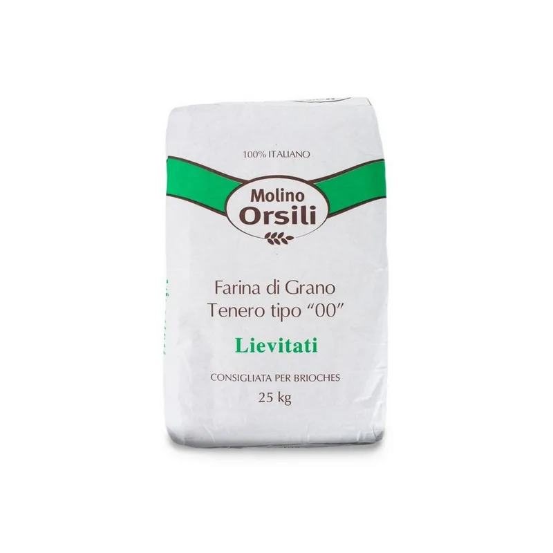 Best Quality Flour 0 W 350  LIEVITATI 25 kilo Italian special for fluffy sweets 13 proteins Best Price