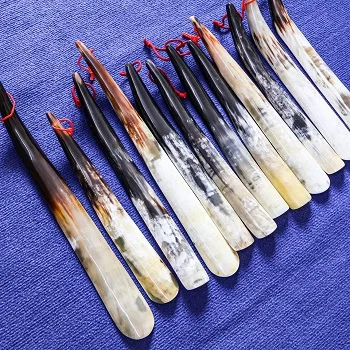 Buffalo Horn Shoe Horn Polished Finish Men Gifts Water Buffalo Shoe Horn Polished Indian Crafts