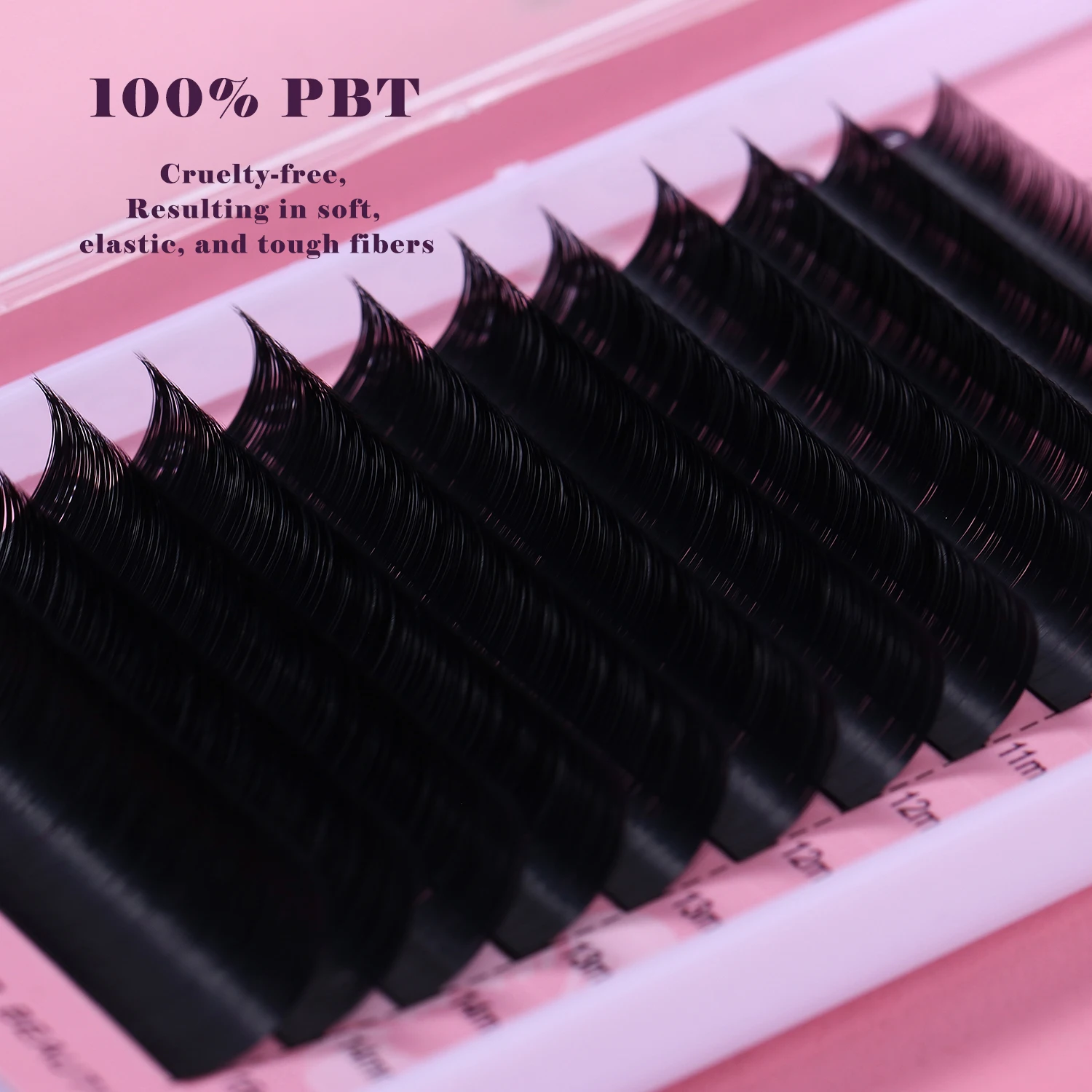ULUCK Factory Wholesale Siberian Individual Faux Mink Eyelash Extension Professional Classic Lash Tray volume Lash Extensions