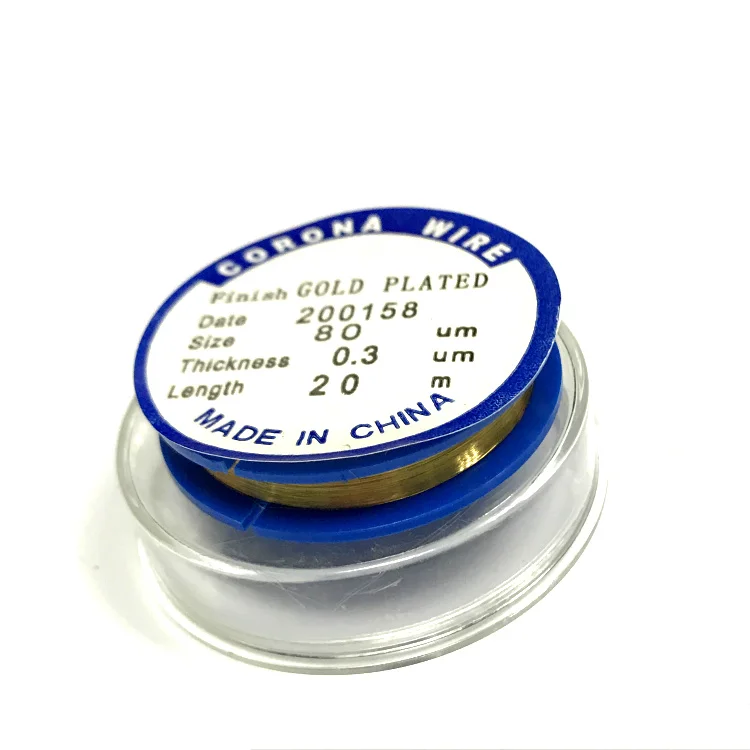 0.06mm 0.08mm 0.01mm Golden Wire Electrode Wire for Canon for Ricoh for Konica Minolta for Toshiba Printer Copier Spare Parts