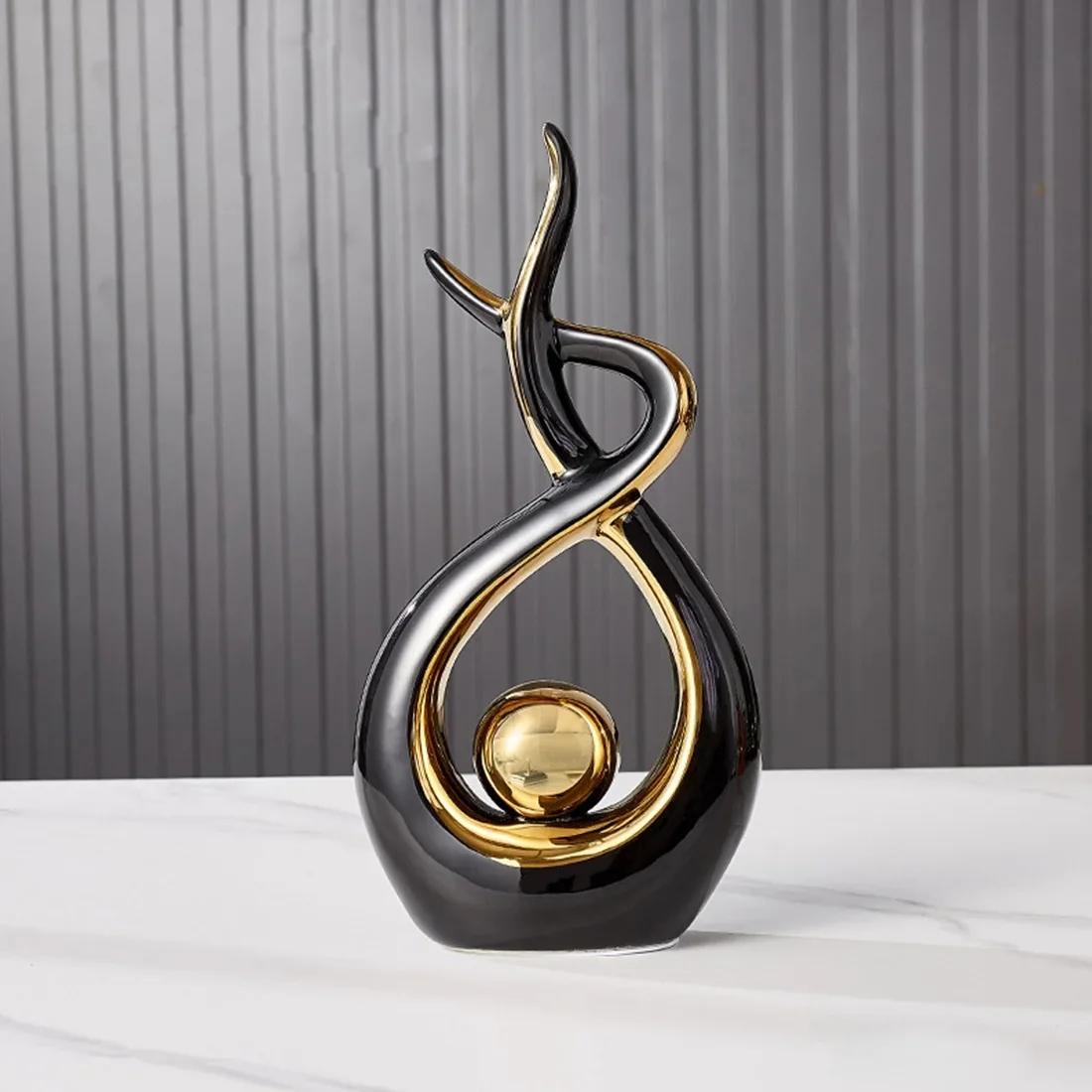 high quality european office room decors gold interior decoration ceramic home decor