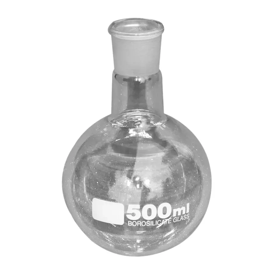 Round Bottom Flask Wide Neck With Joint high quality Lab Glassware borosilicate 3.3 glass Radical