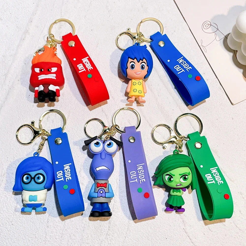 Brain Agent Team Q Version Action Figure Cartoon Keychain Pendant Small 3D Anime Mini Doll Mystery Boxes Gift