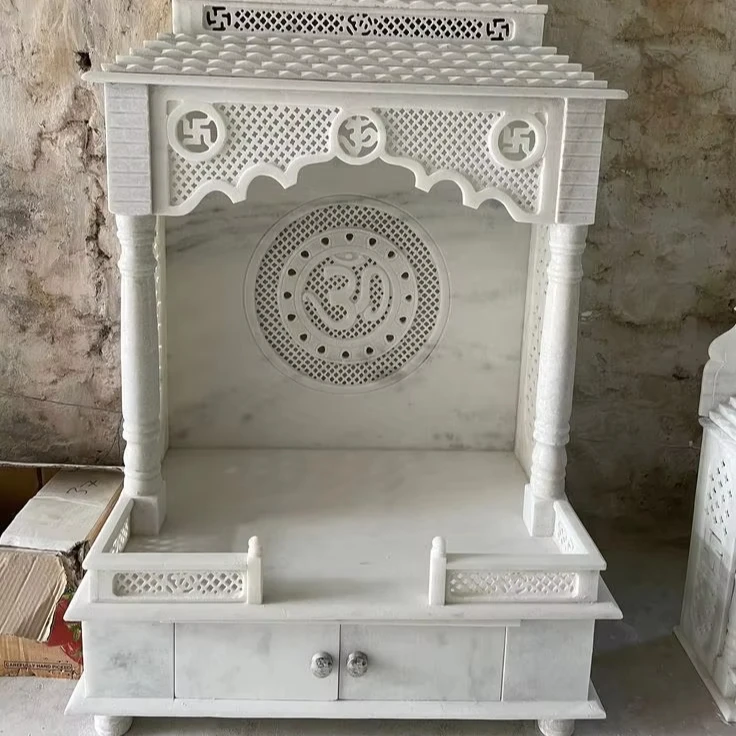 Makrana White Marble Temple For Home and Marble temple For Home Mandir
