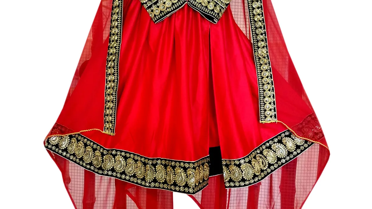 New Afghani Kuchi Banjara Tribal hot selling frock Afghan Libas e Aroosi Muslim Bridal Clothes Pashtun Drees In Side Cut Design