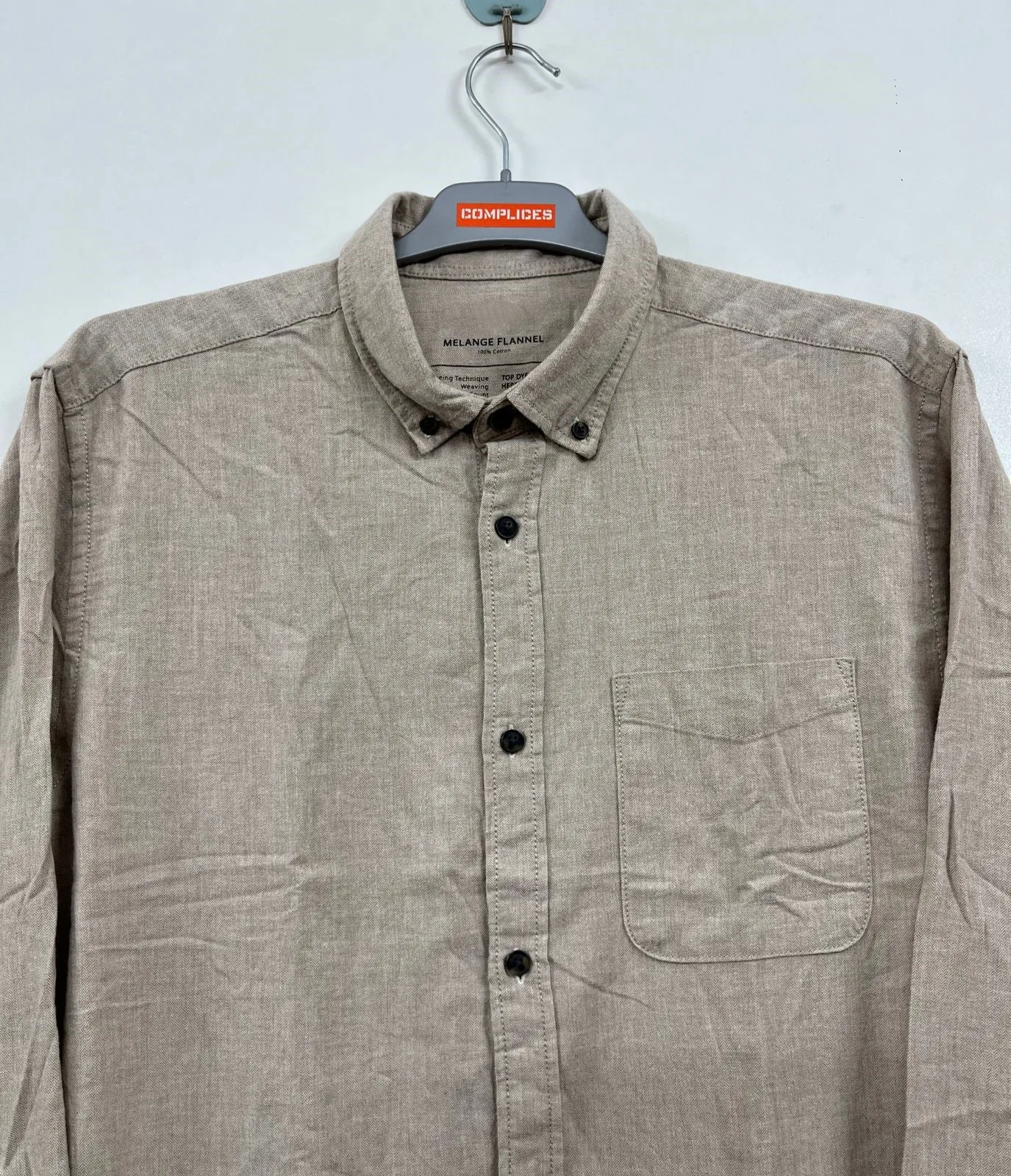 High Quality Winter Plus Size Mens Shirts Melange Flannel Long Sleeve Button Down Shirts From Bangladesh