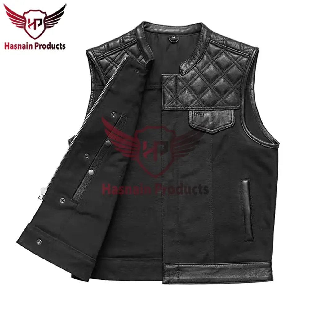 Premium Quality Spring Autumn Plus Size Thickened Cowhide Waistcoat for Men Lapel Black Slim Fit Genuine Leather Moto Vest