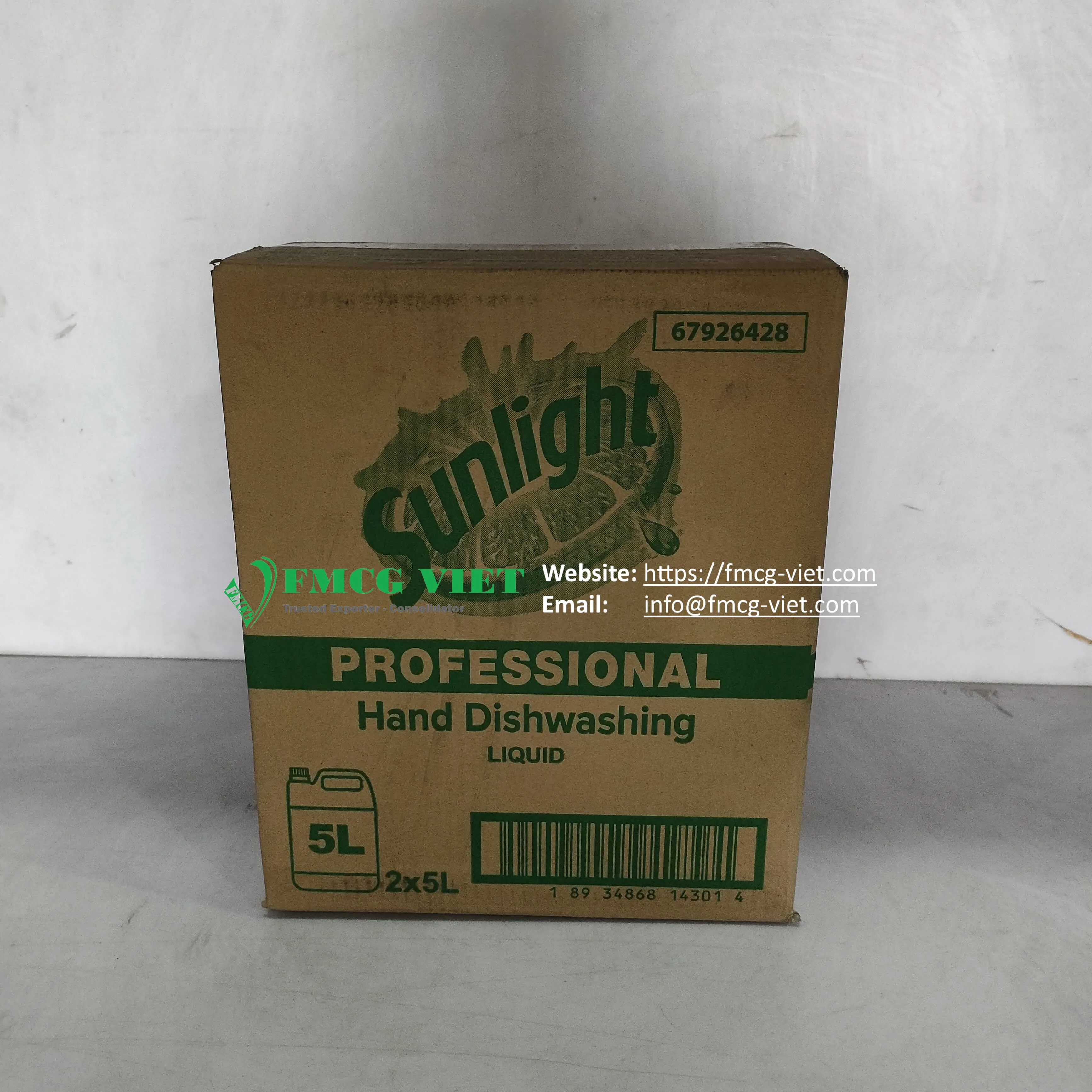 Wholesale Sunlight Professional Hand Dishwashing Liquid Lime 5L/ Kitchen Cleaning Liquid Vietnam