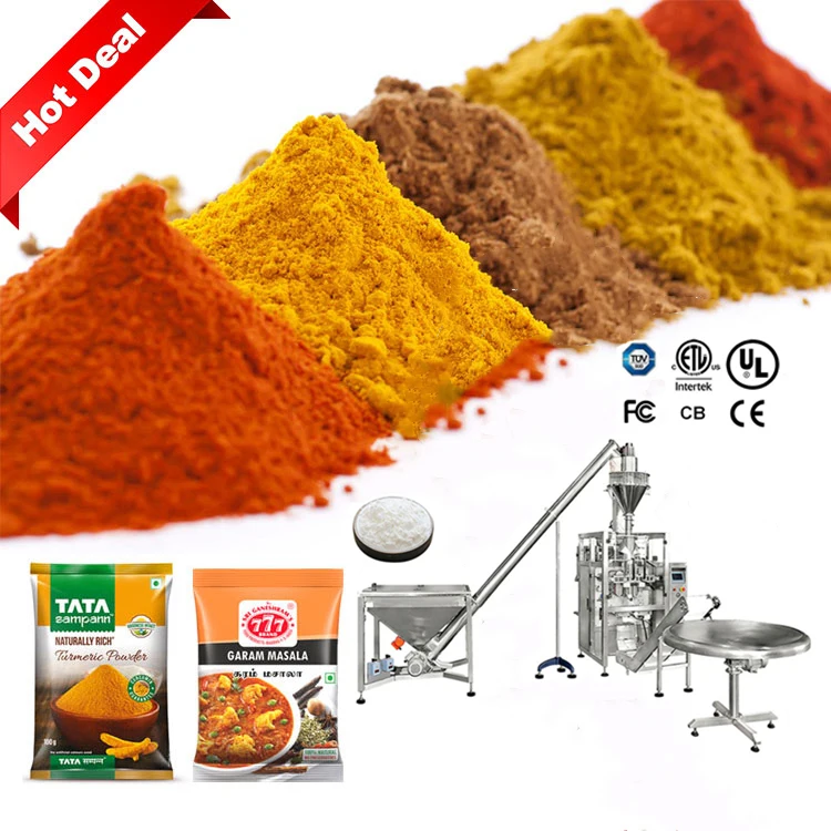 Food packing 100g 200g 300g fully automatic potato starch flour yeast powder packaging machine