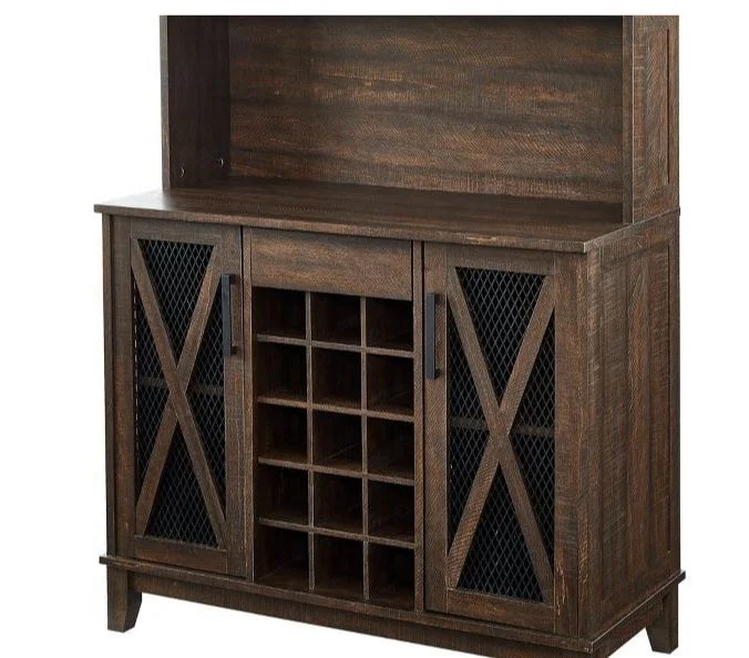 New Modern Classic Design Home Source Mahogany Bar Coffee Station Microwave Cabinet Wine Bar Cabinet