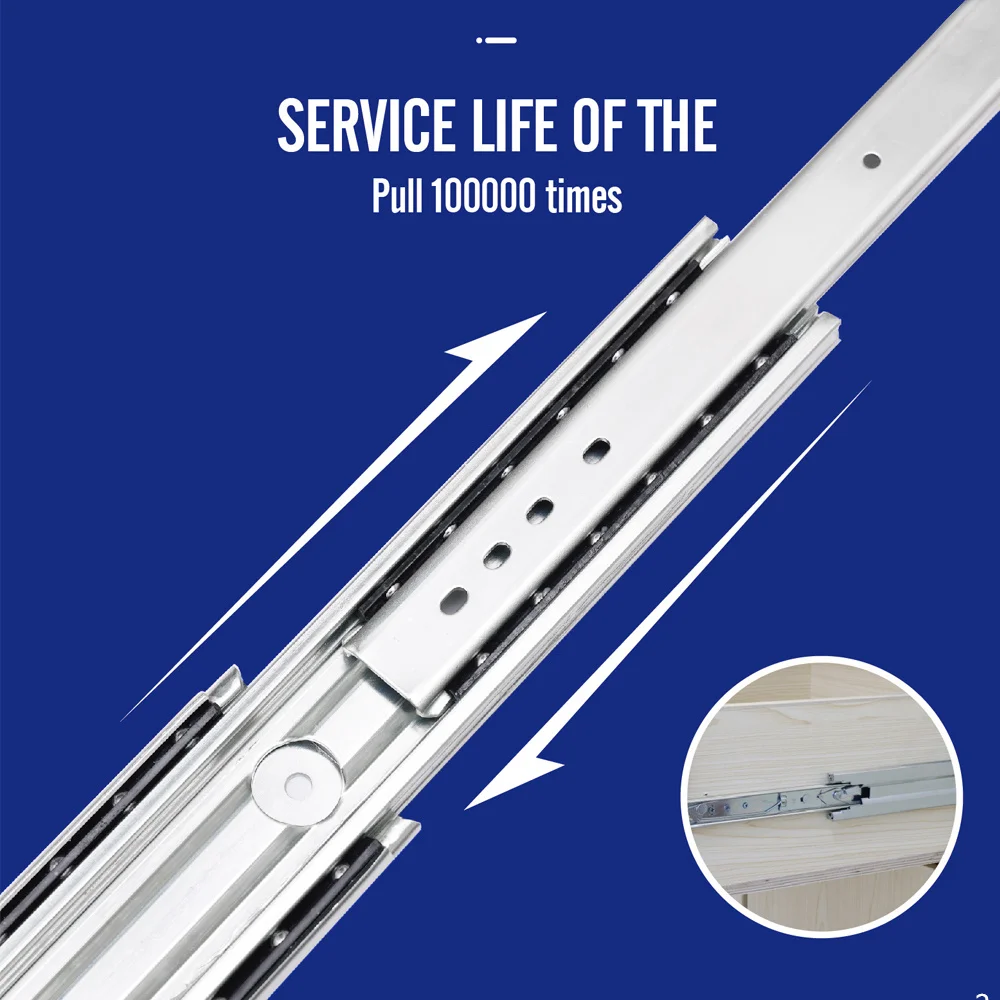 New arrival heavy duty machine floor mount slide rail 76mm table slide rail heat press machine slide out drawer track